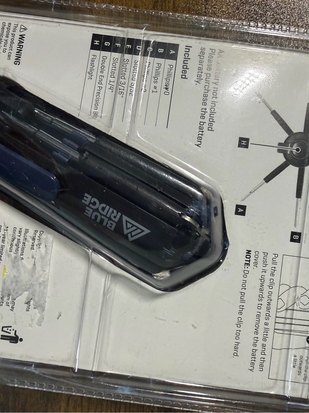Blue Ridge 8 in 1 Screwdriver. NEW - Picture 2 of 6